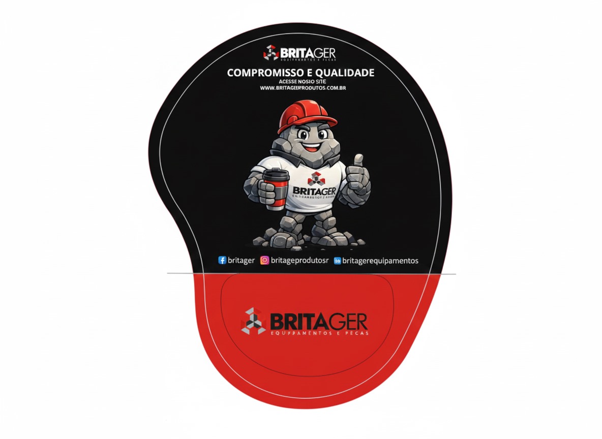 Mouse Pad Ergonômico BRITAGER